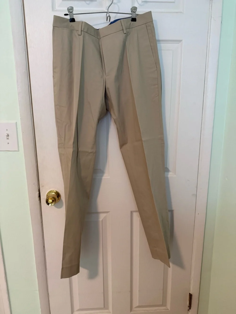 Mens Banana Republic Classic Fit Flat Front Dress Pants New WT 32/32 100% Cotton